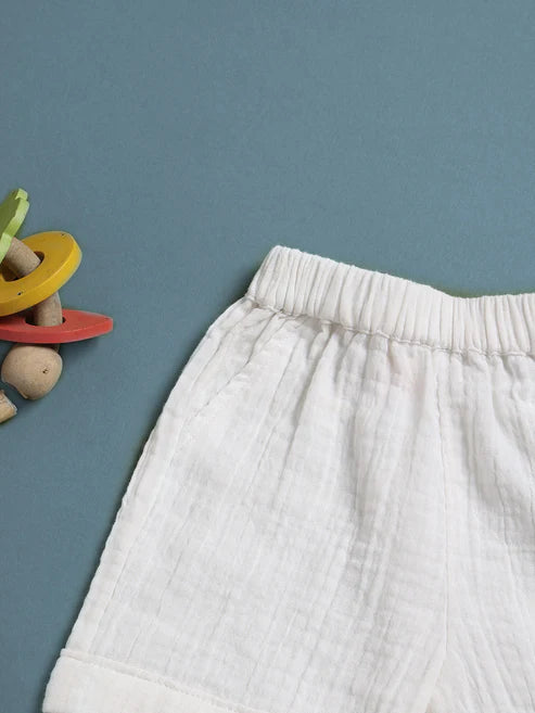 Premium Double Gauze Cotton Boy Co-ord Set - Ultra Soft and Breathable fabric