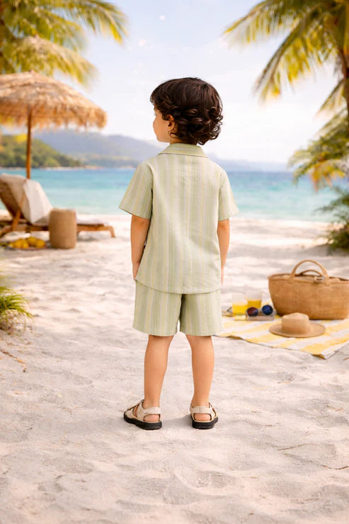 Modern Summer Cord Set for Boys – Soft & Breathable