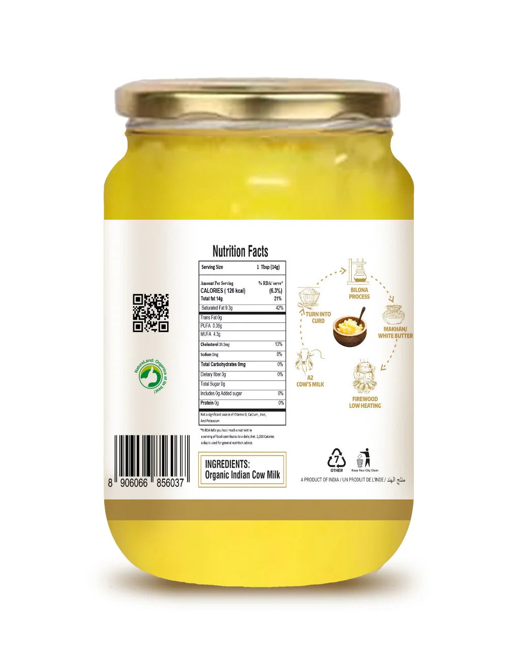 Organic A2 Desi Cow Ghee