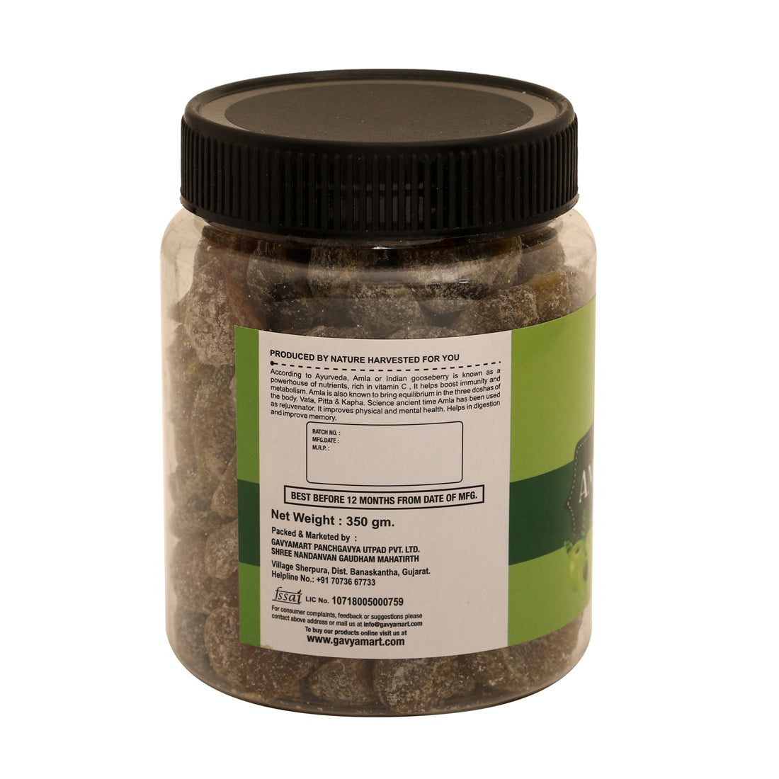 Amla Candy 100 % Natural Dried Sweet 350 Gm