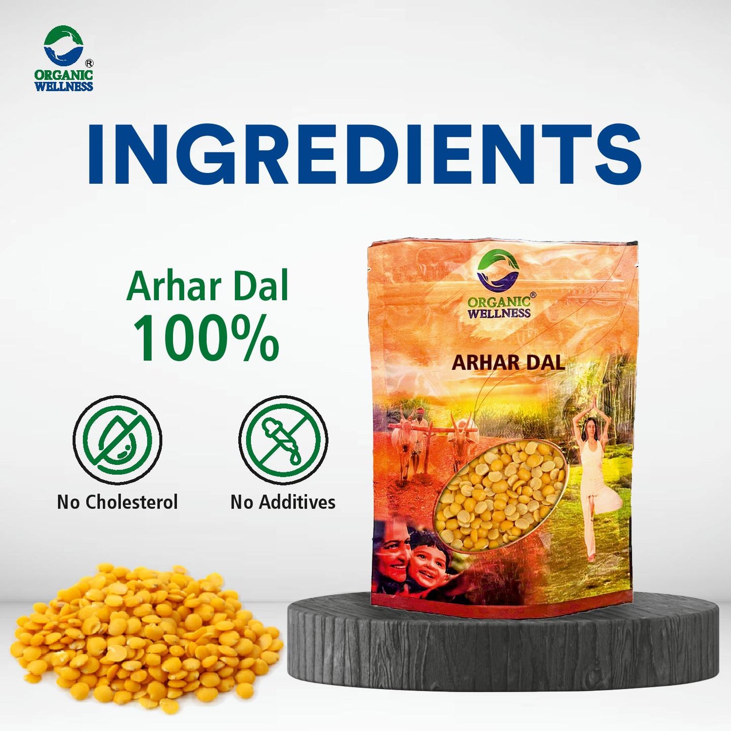 Organic Arhar Dal / Toor Dal
