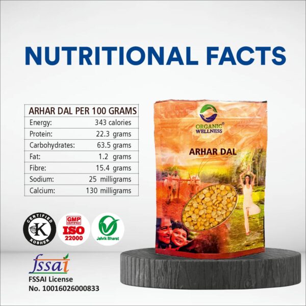 Organic Arhar Dal / Toor Dal