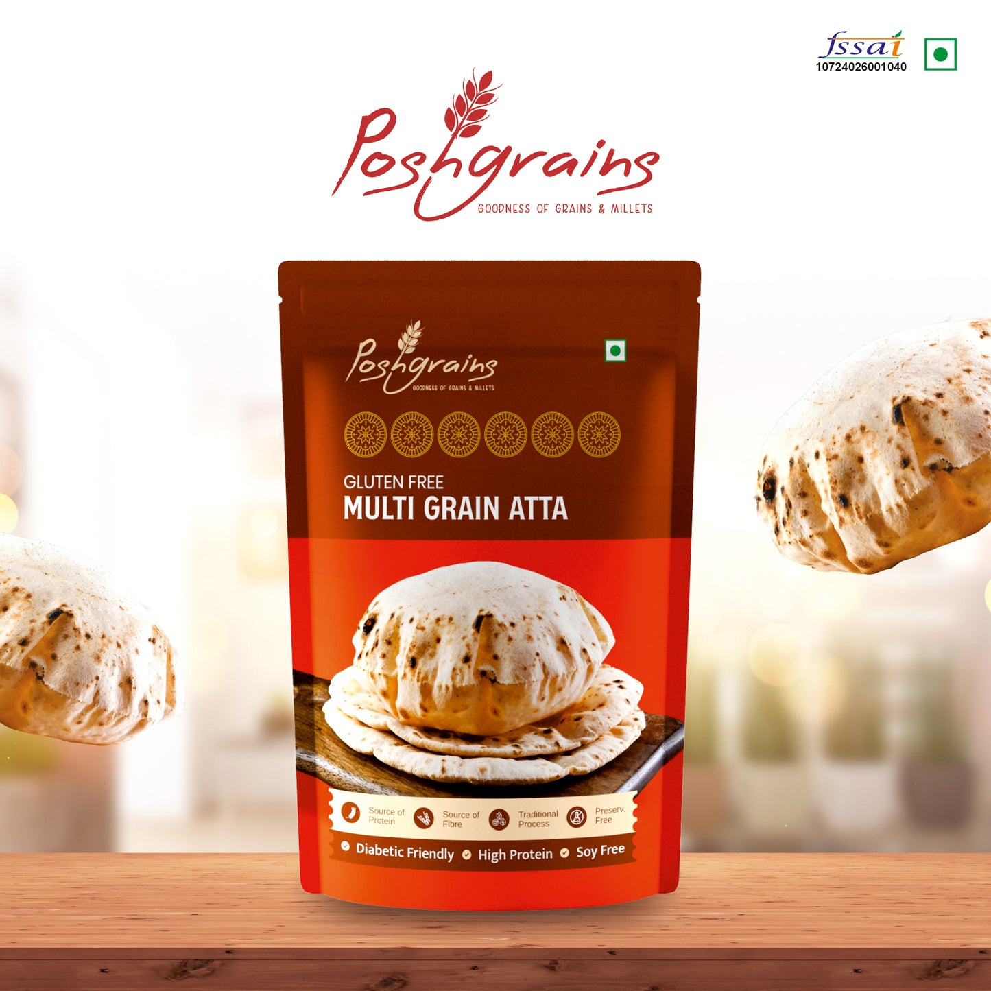 Gluten Free Multi Grain Atta