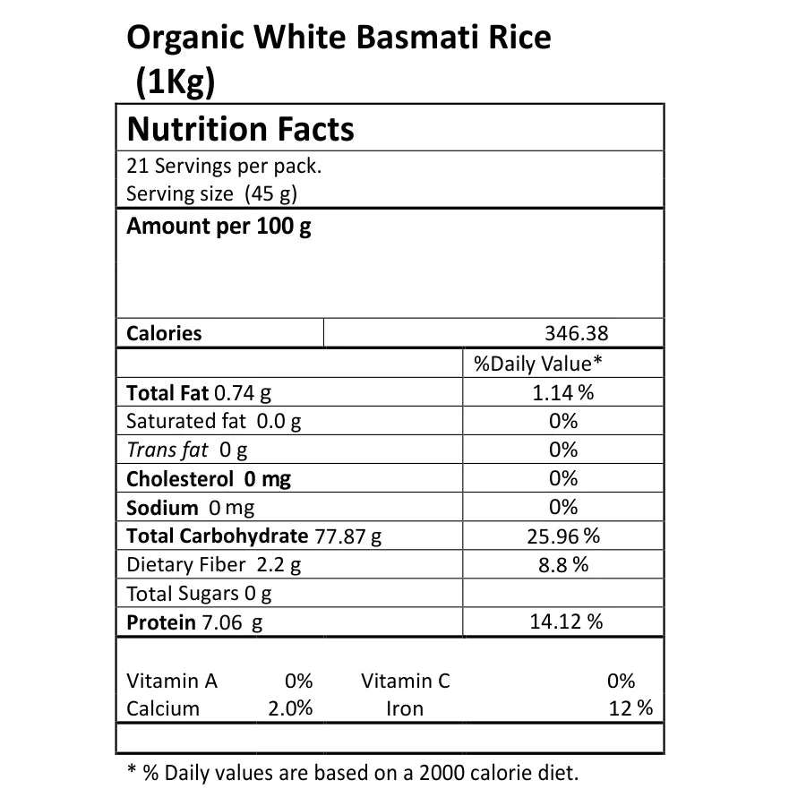 Organic Basmati Rice