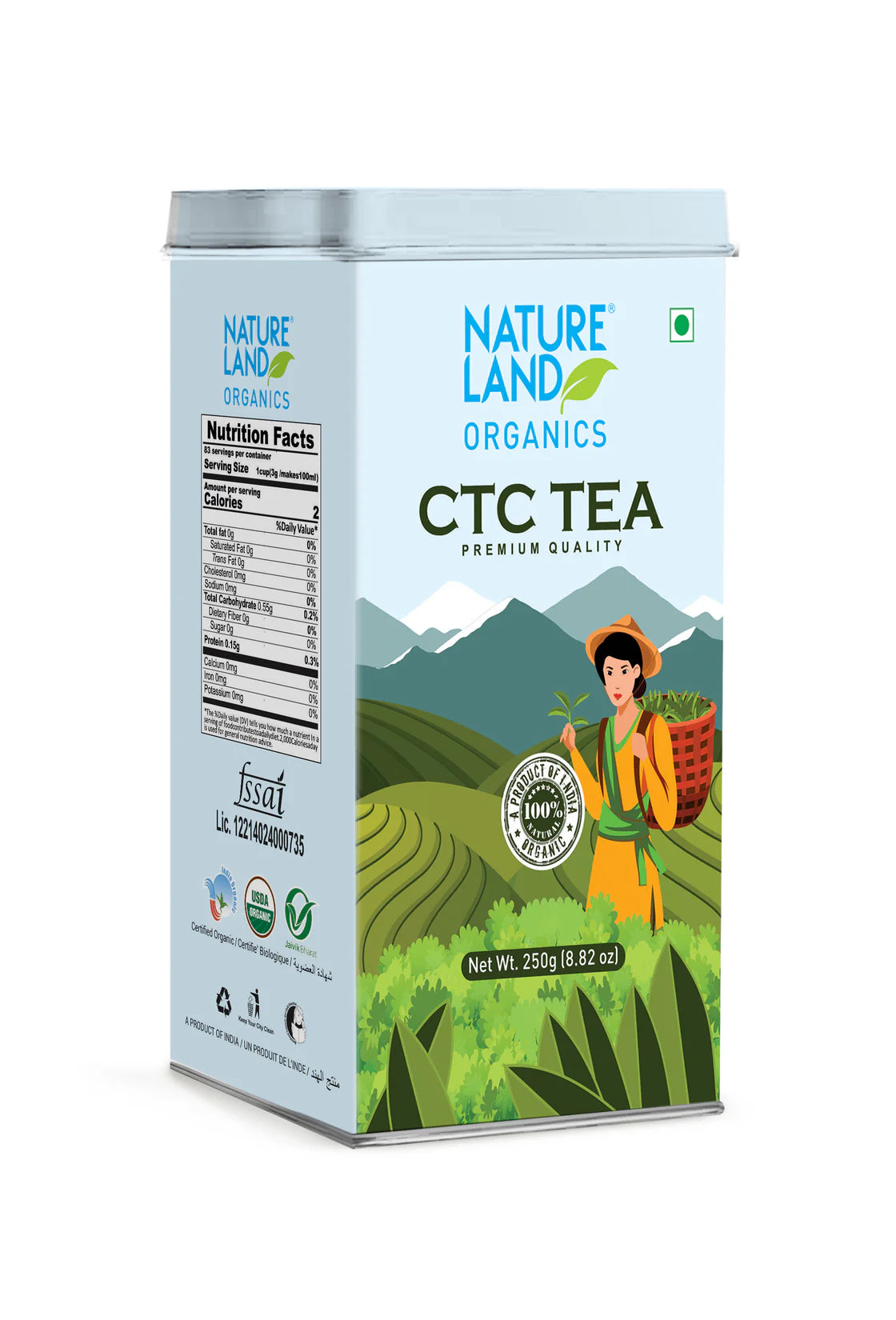 Organic CTC Tea 250 GM