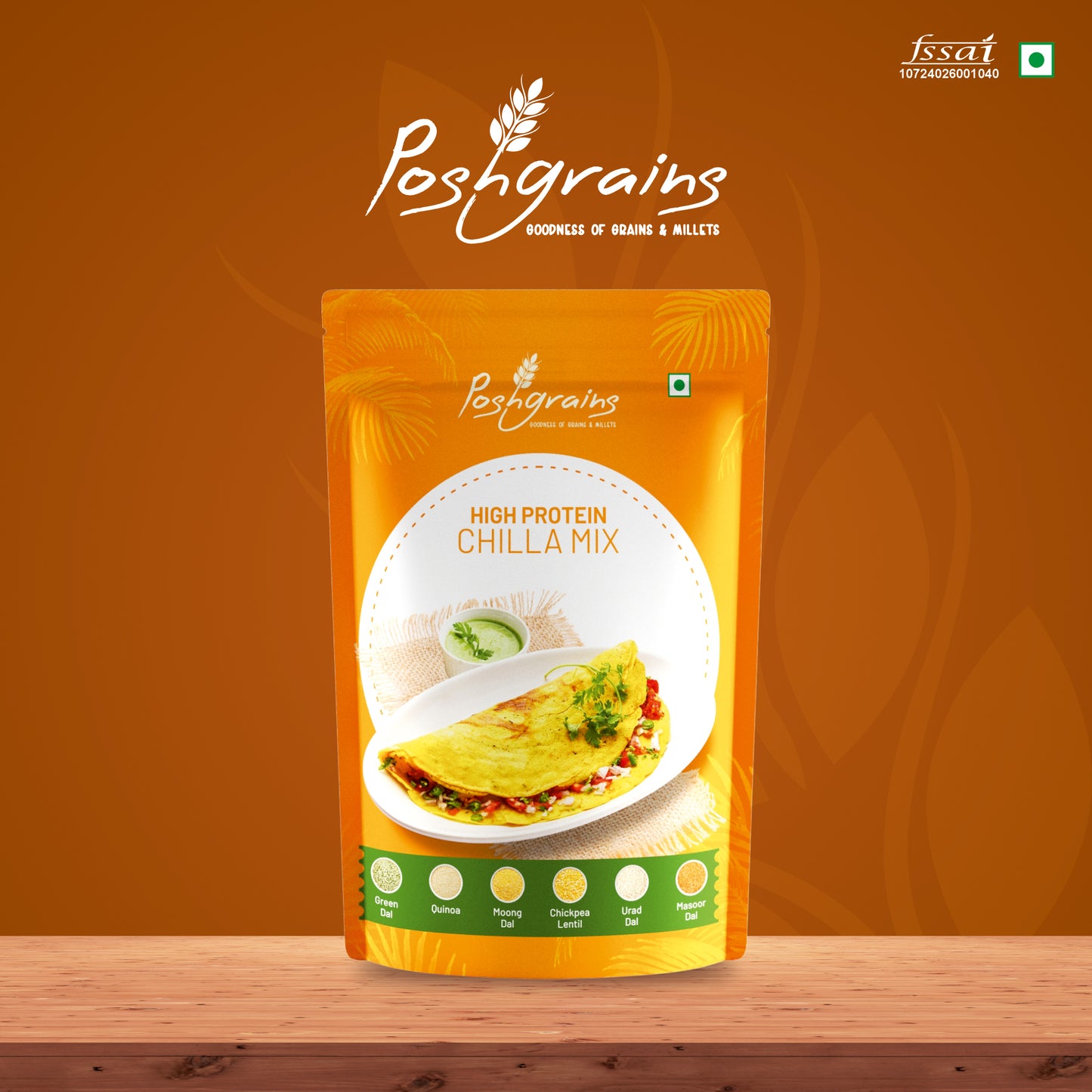 High Protein Chilla Mix