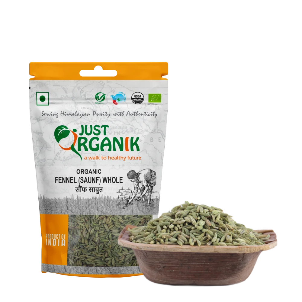 Organic Fennel Whole (Saunf)