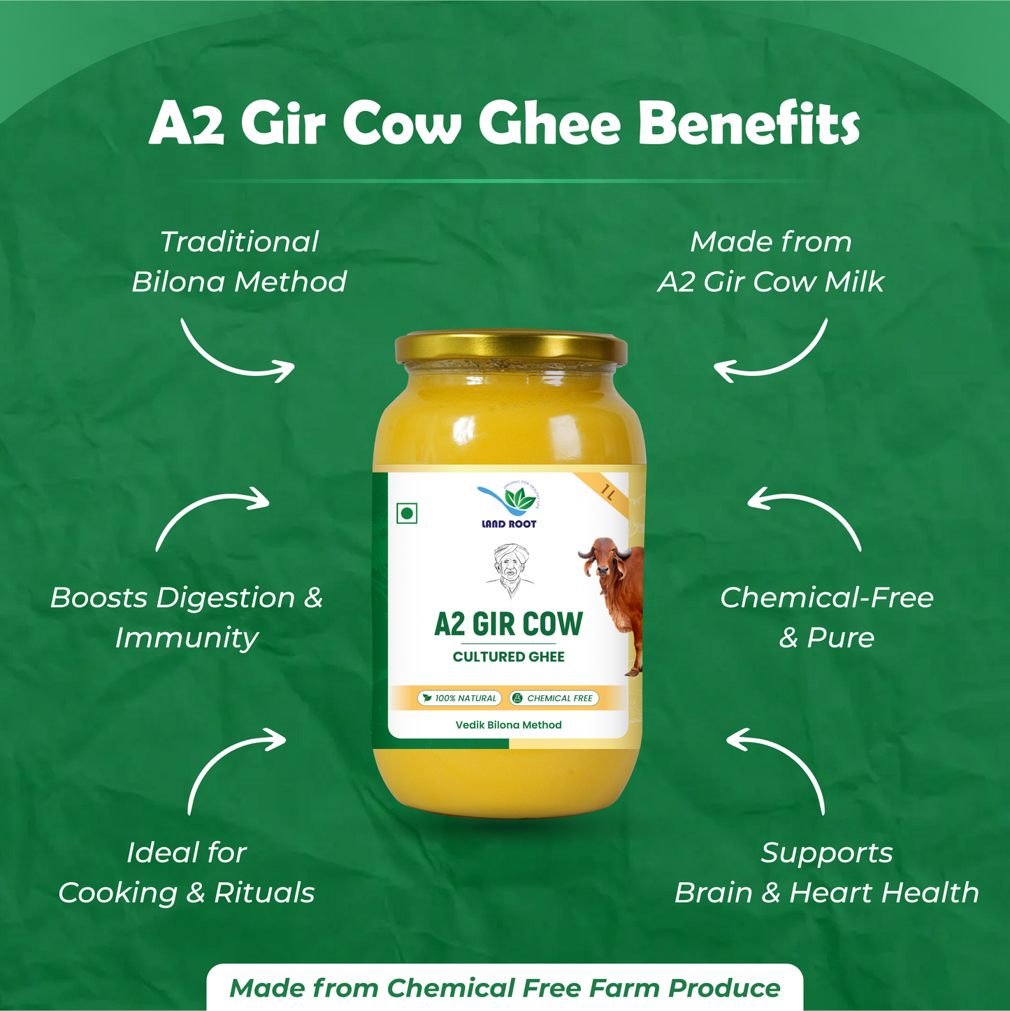 Gir Cow Ghee (1 Ltr)