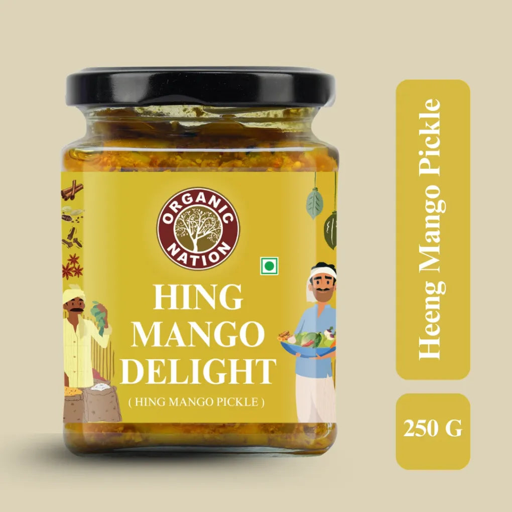 Organic HING MANGO DELIGHT (Hing ka Aam Pickle)