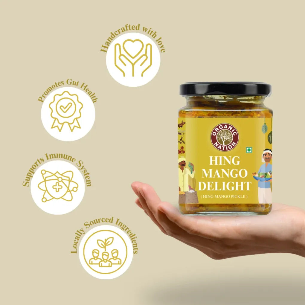 Organic HING MANGO DELIGHT (Hing ka Aam Pickle)