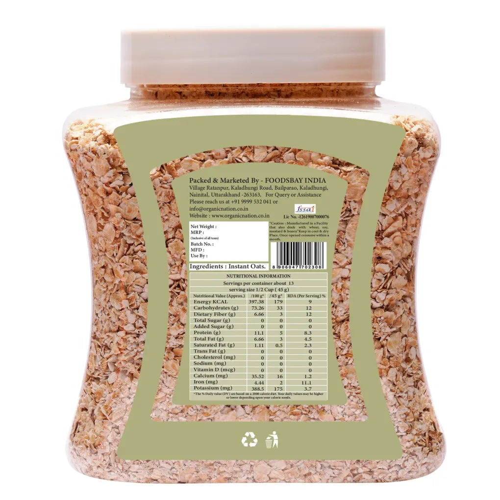Organic Instant Oats