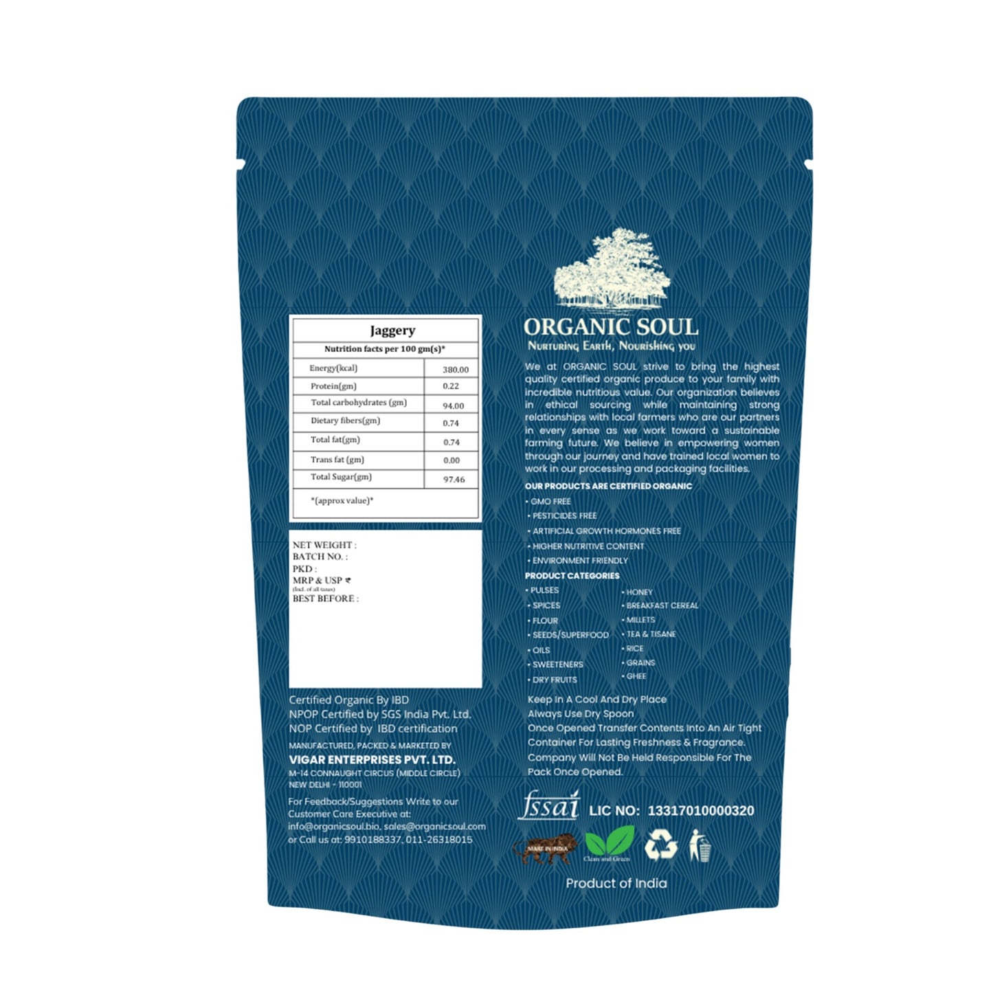 Organic Jaggery Cubes