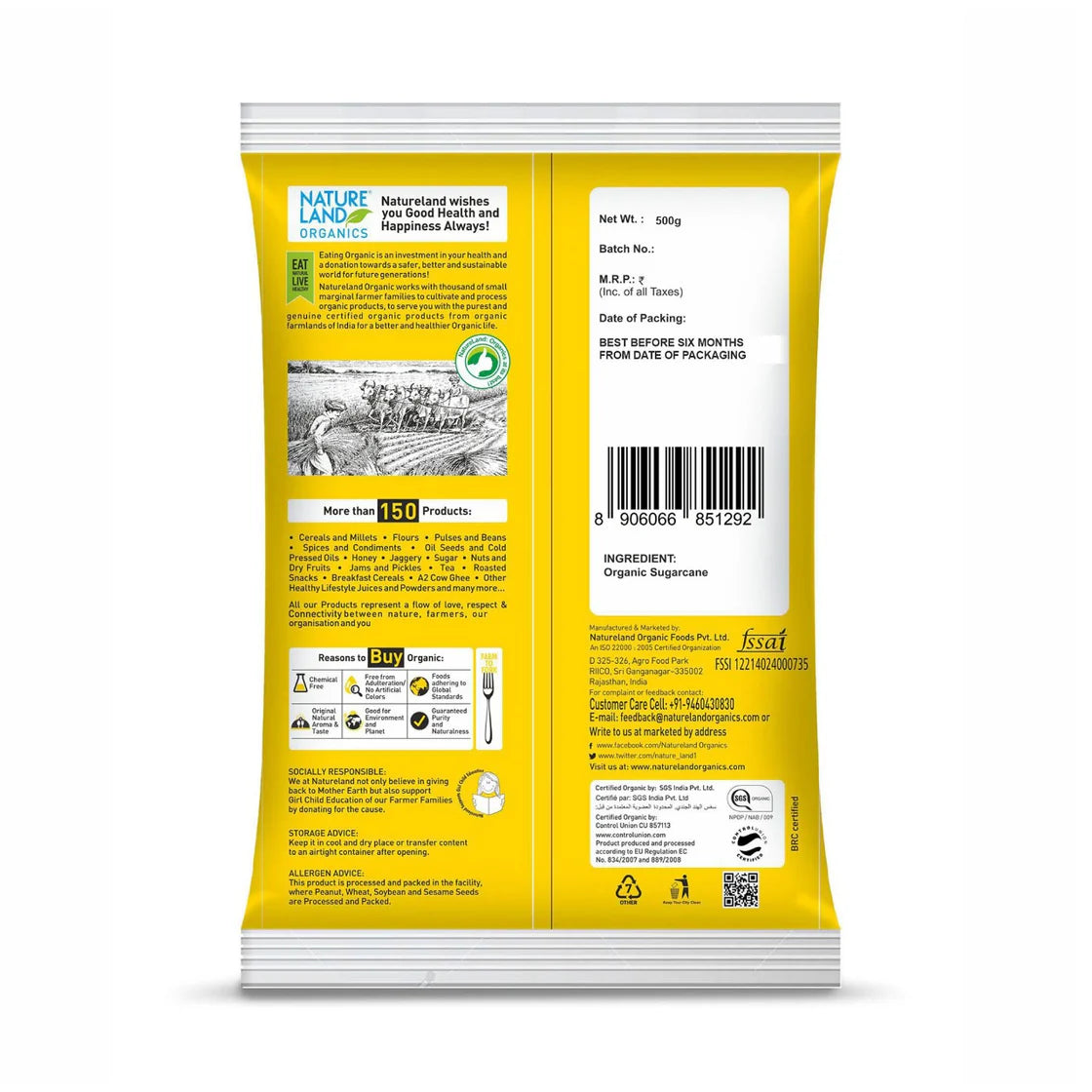 Organic Jaggery Powder 500 Gm