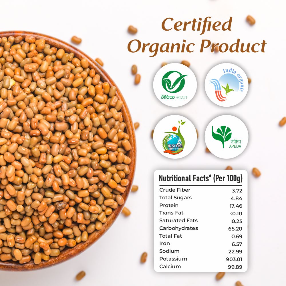 Organic Desi Mooth Bean (Matki Bean)