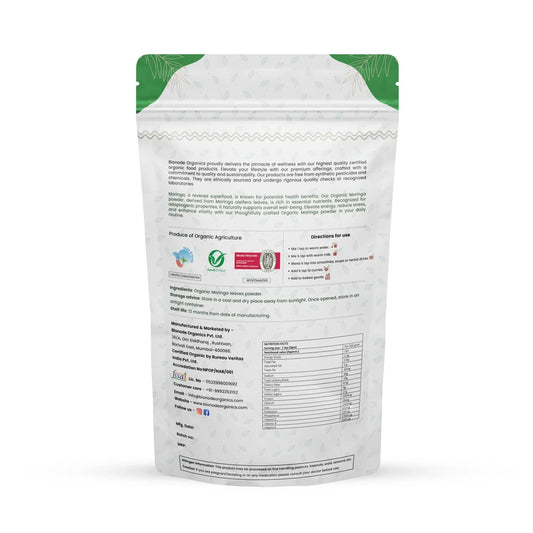 Bionode Organic Moringa Powder