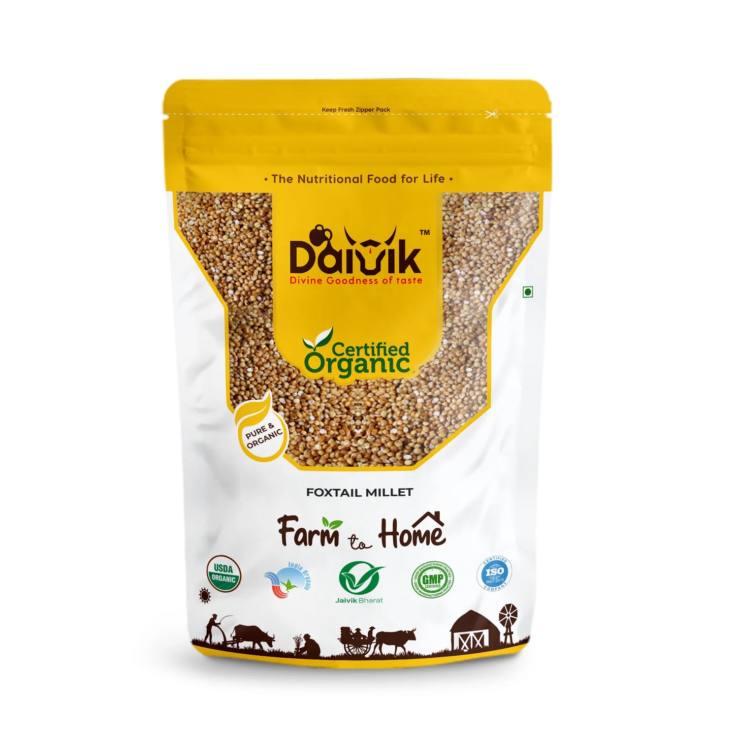Organic NATIVE FOXTAIL MILLET-NAATTU THINA