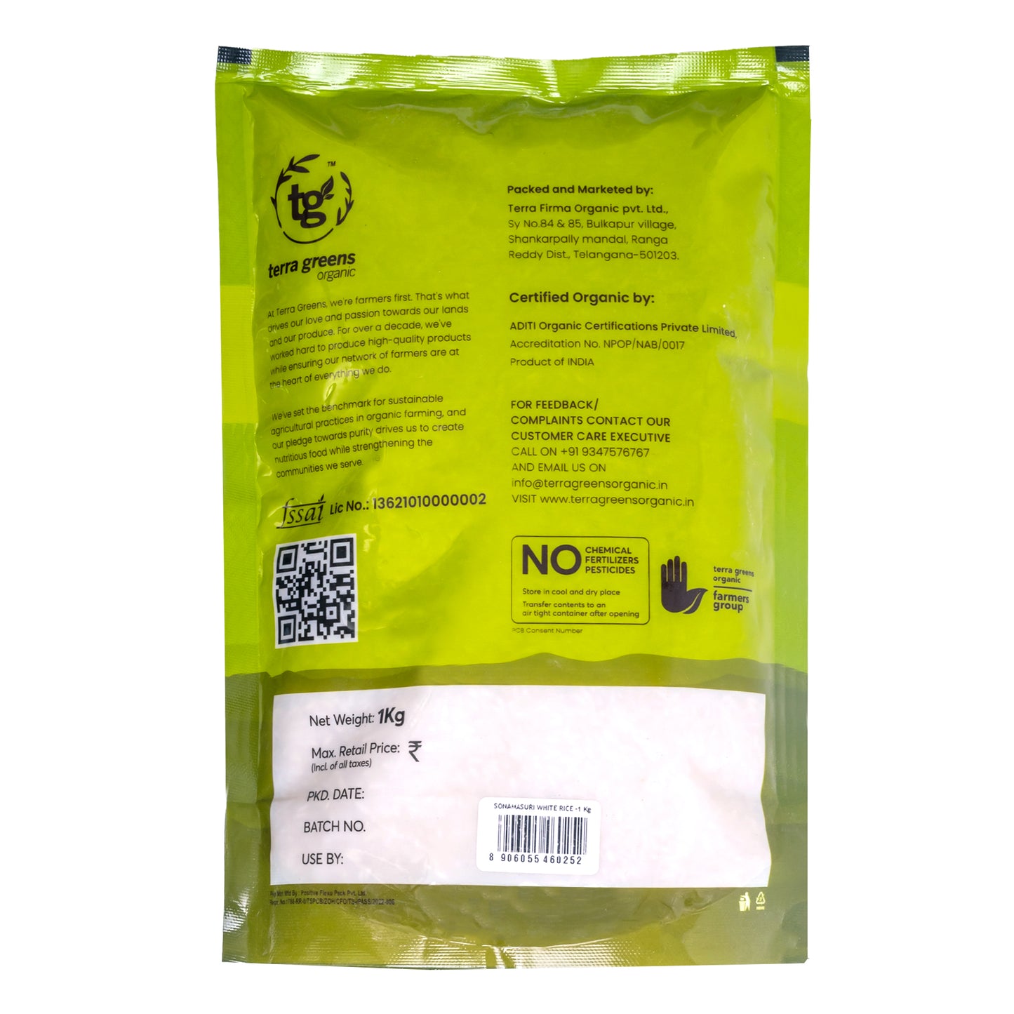 Organic Sonamsuri White Rice