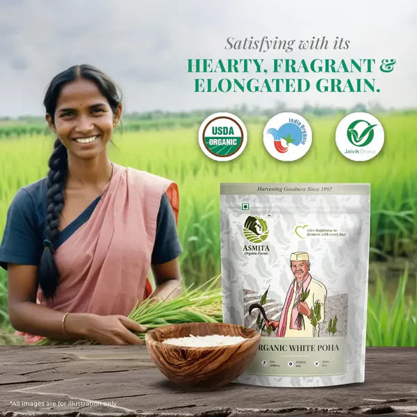 Organic White Poha