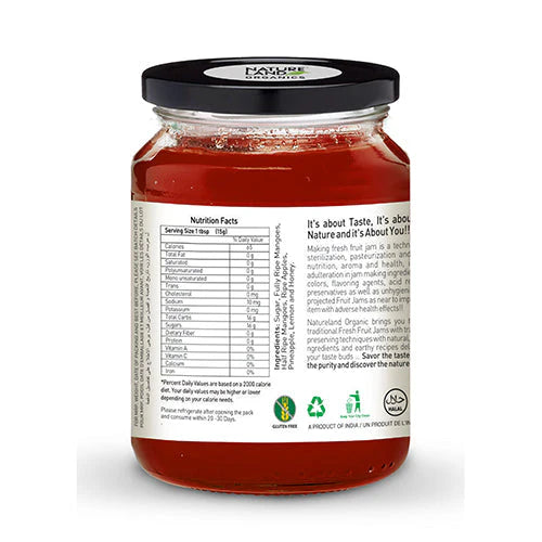 Organic Mix Fruit Jam 250 Gm