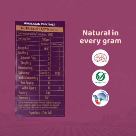 Organic Pink Himalayan Salt (True Story)
