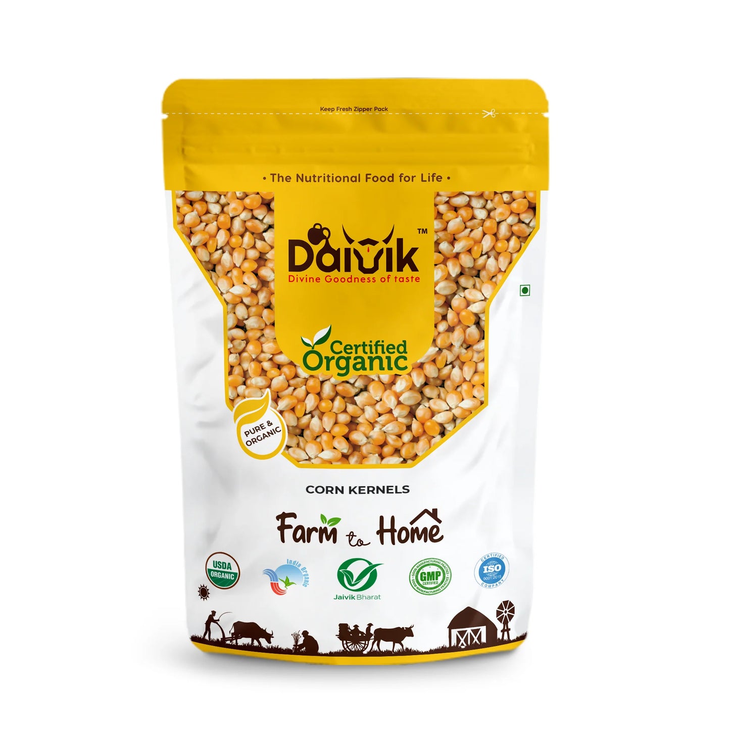 Organic Pop Corn Kernels