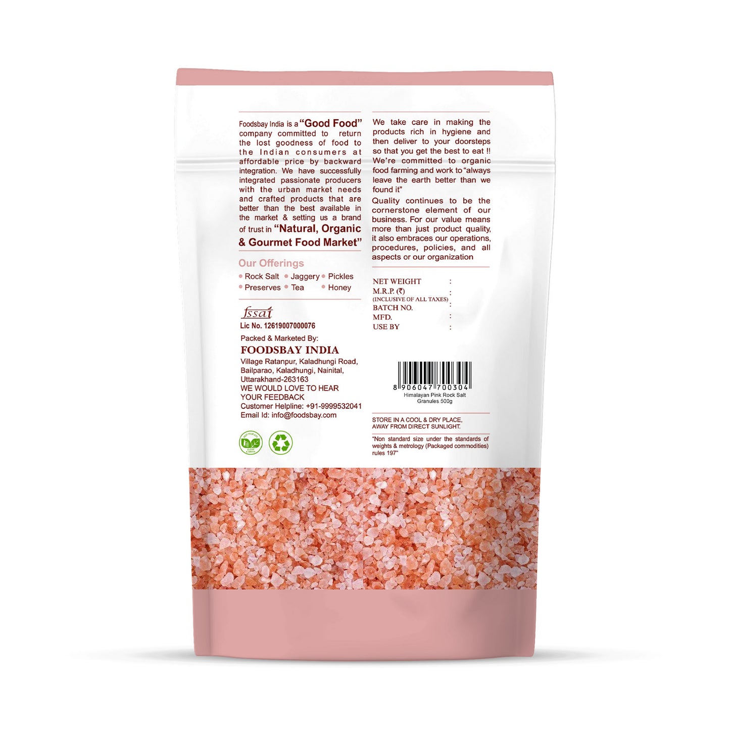 Himalayan Rock Salt Granules