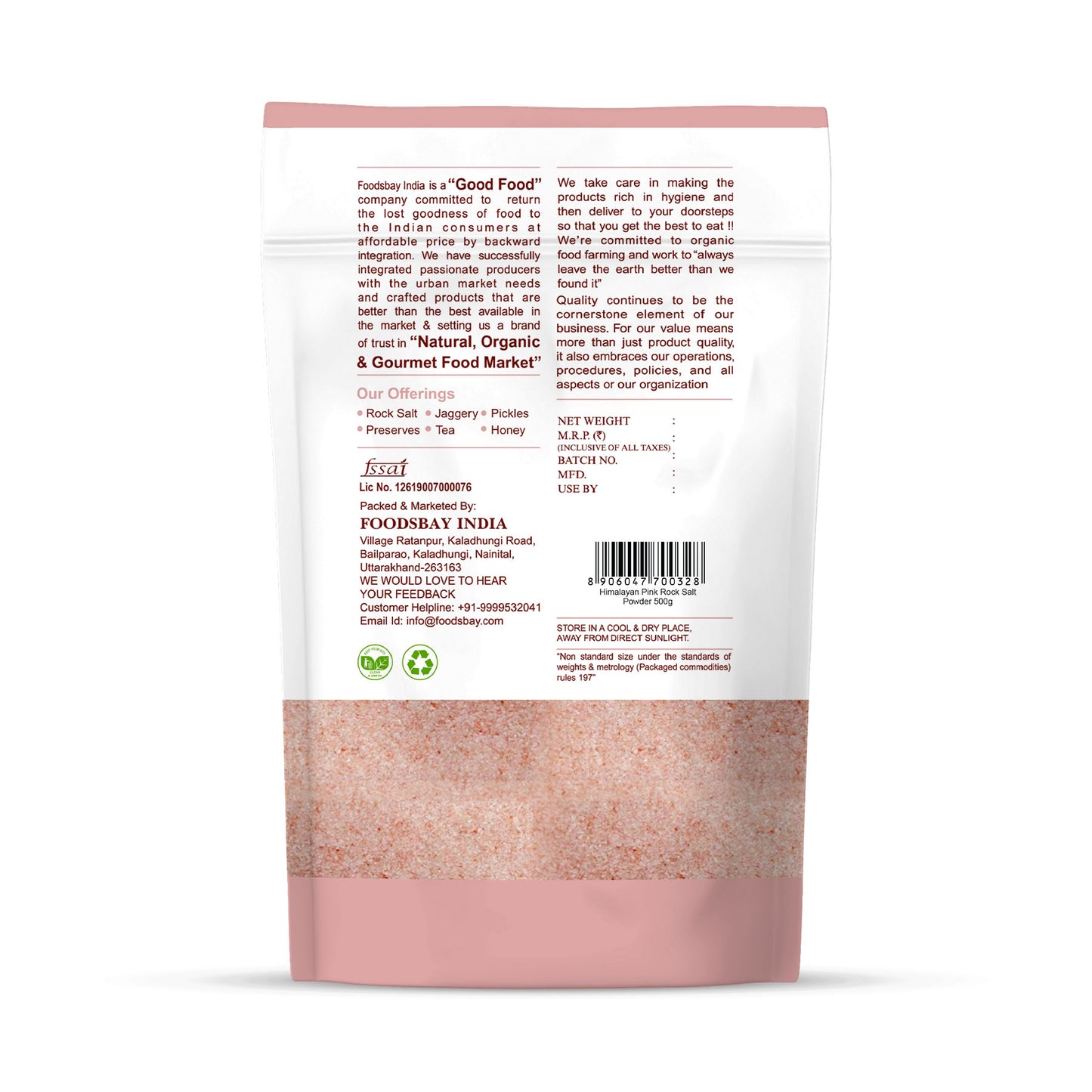Himalayan Pink Rock Salt Powder