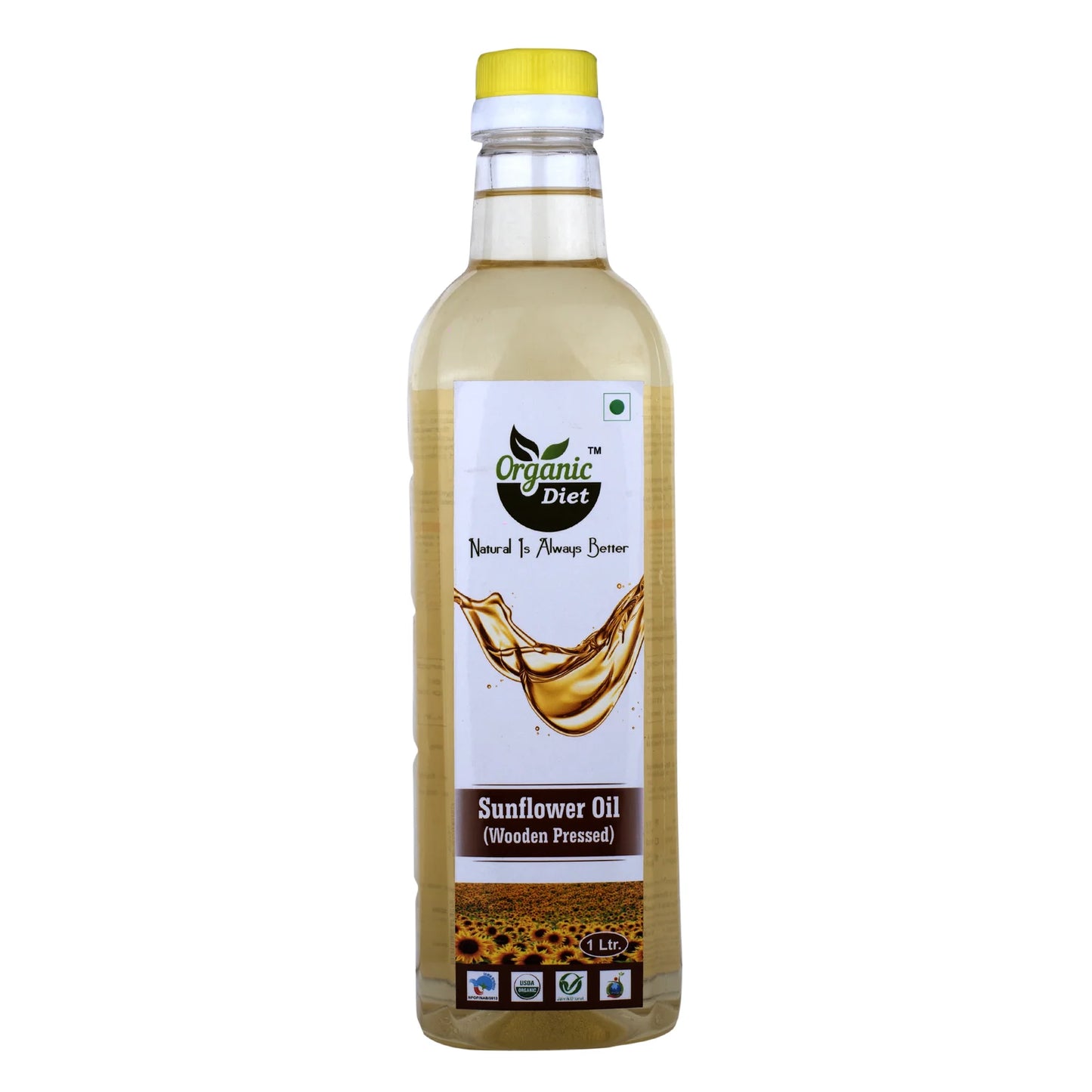 Organic Wooden Pressed Pure Sunflower Oil