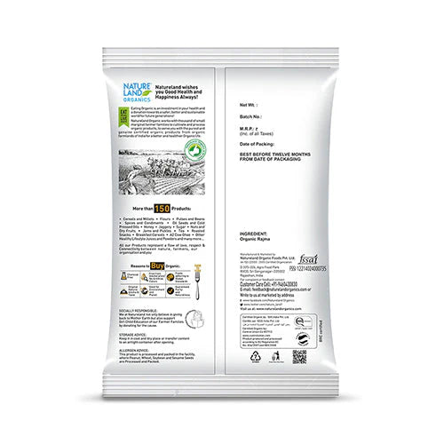Organic Rajma Chitra 500 Gm