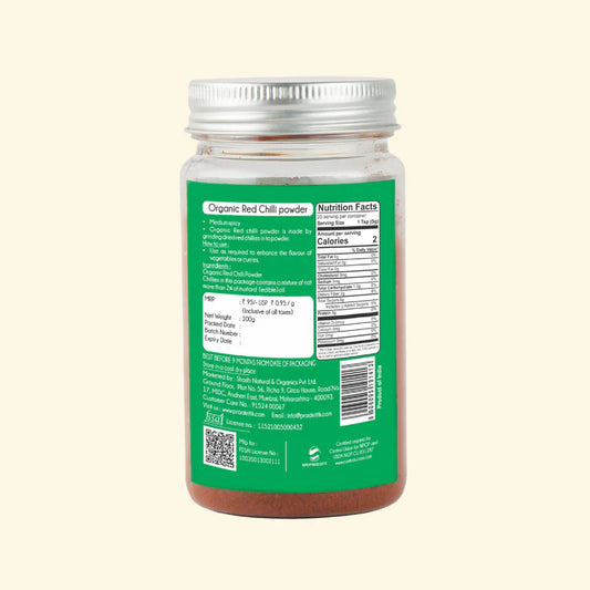 Organic Red Chilli Powder 100g