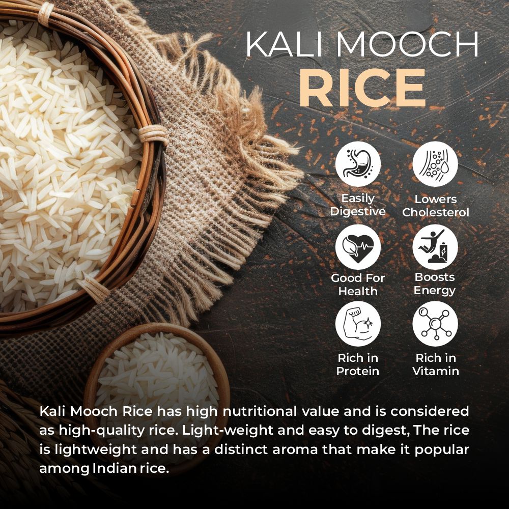 Organic Kasturi Kali Mooch Rice