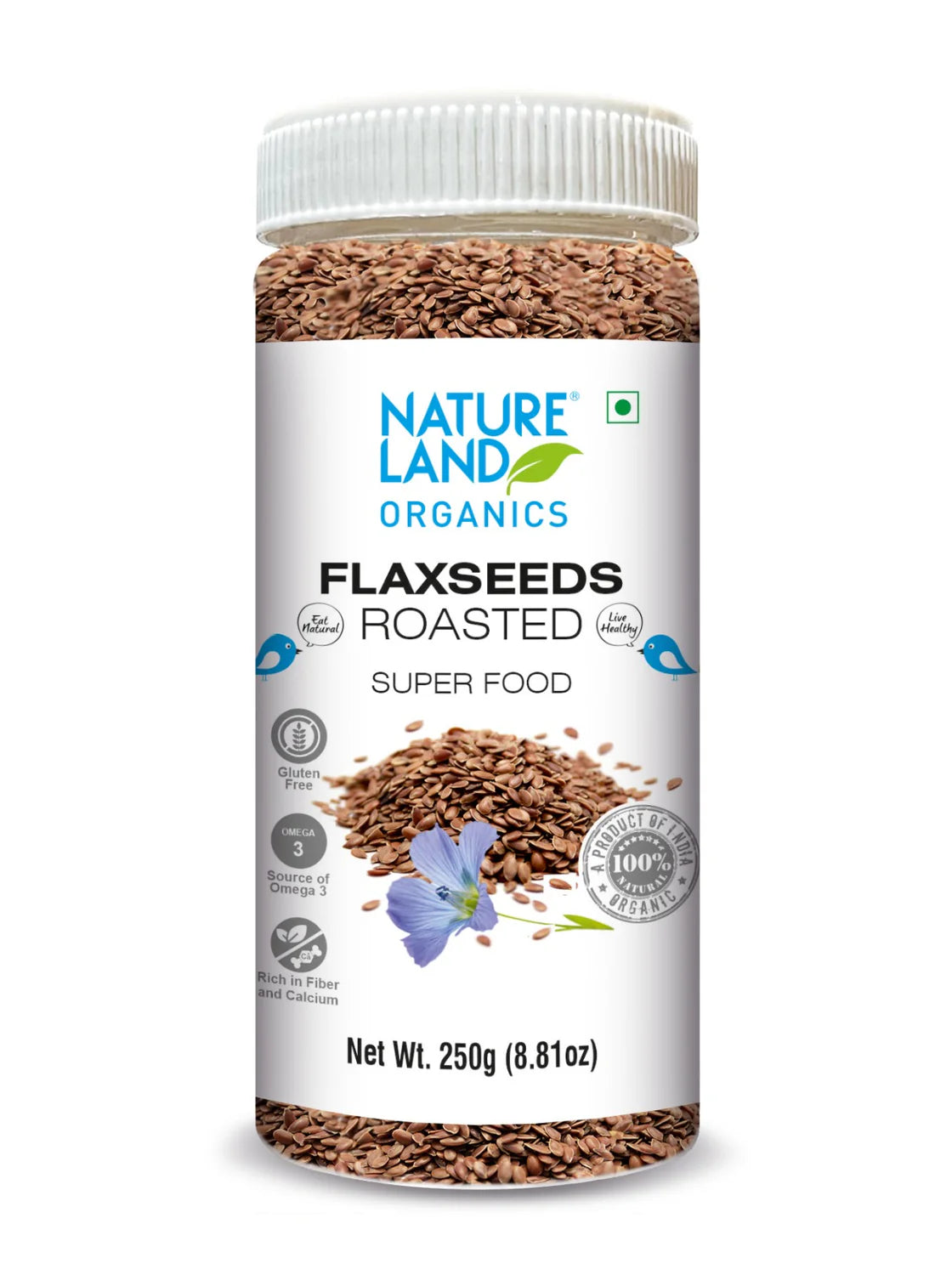 Organic Roasted Flaxseed 250gm
