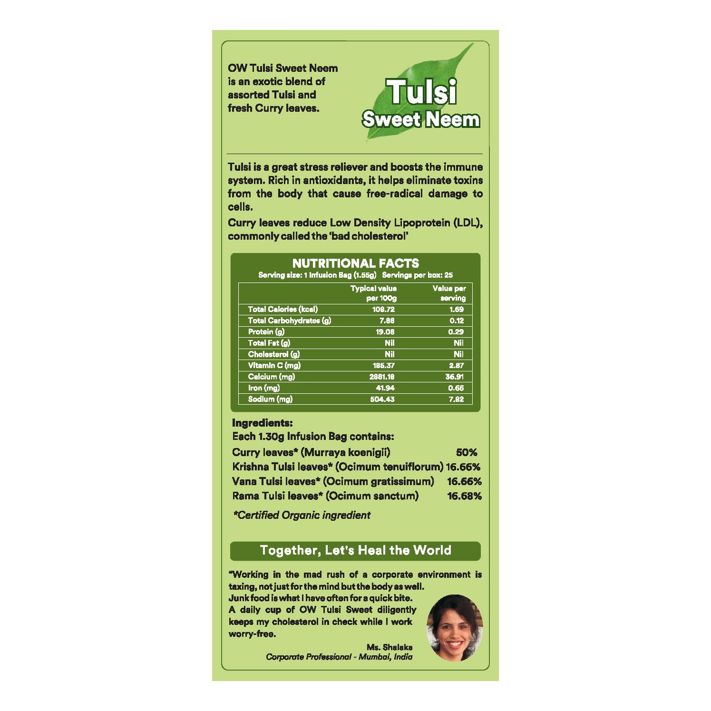 Tulsi Sweet Neem Tea