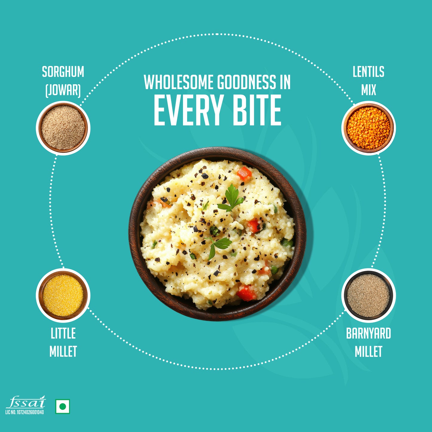 High Protein Millet Mix Upma