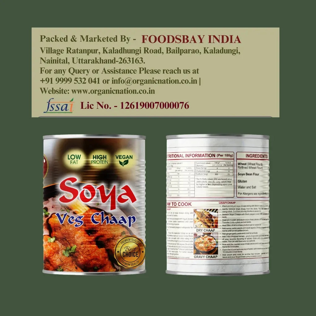 Organic Veg Soya Chaap