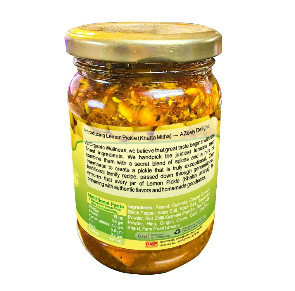 Khatta Mitha Lemon Pickle