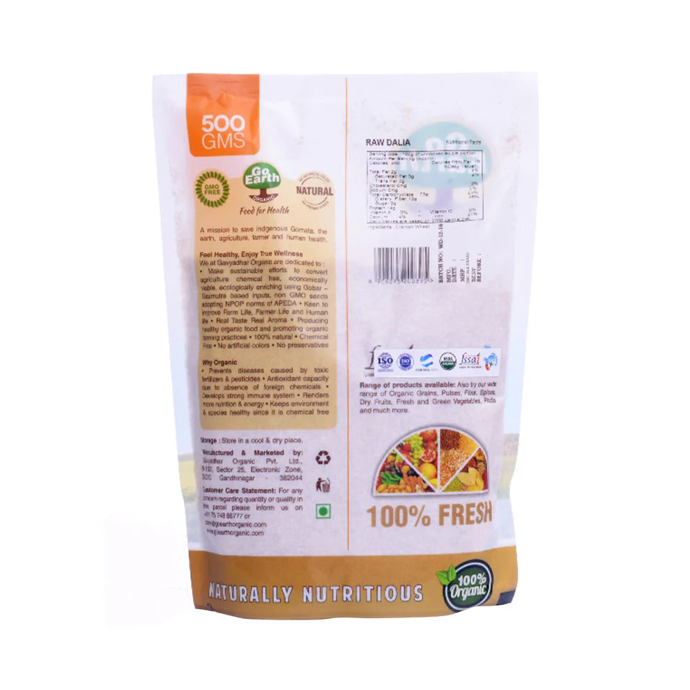 Organic Wheat Daliya