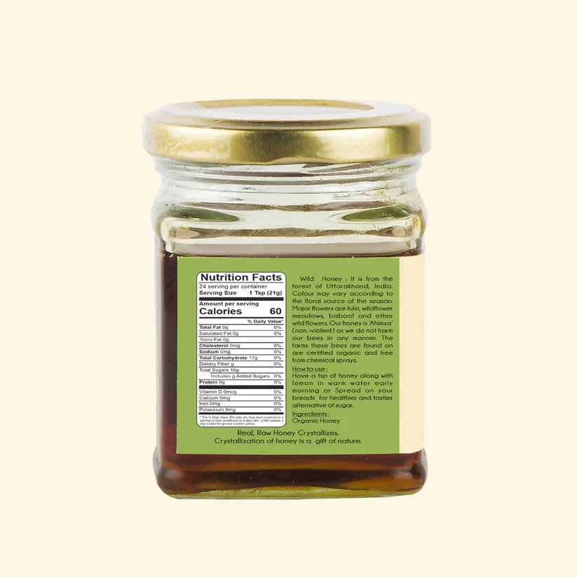Organic Wild Honey - 500g