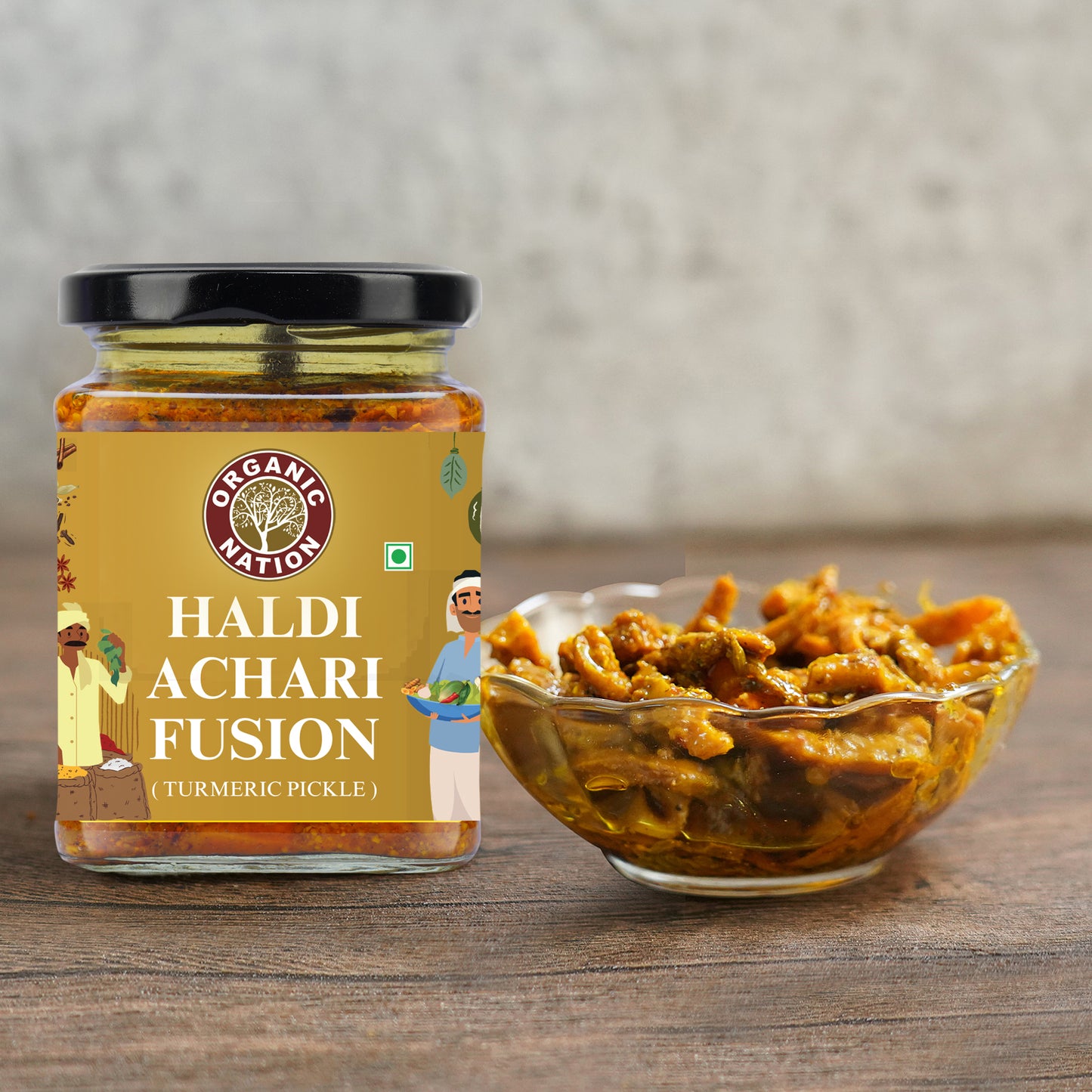 HALDI ACHARI FUSION (Turmeric Pickle)