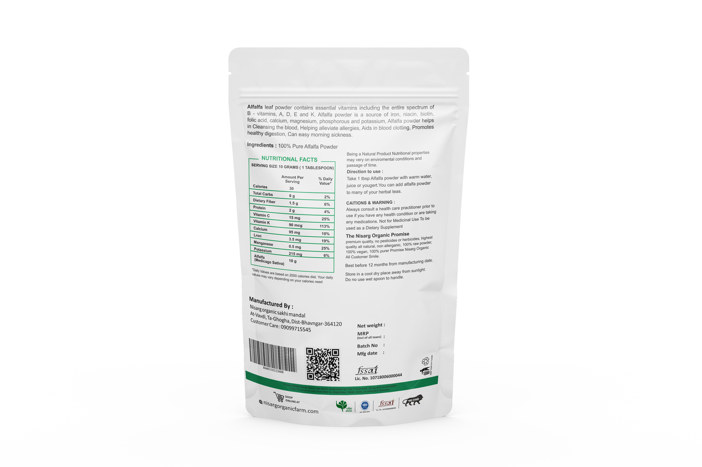 Alfalfa Leaf powder