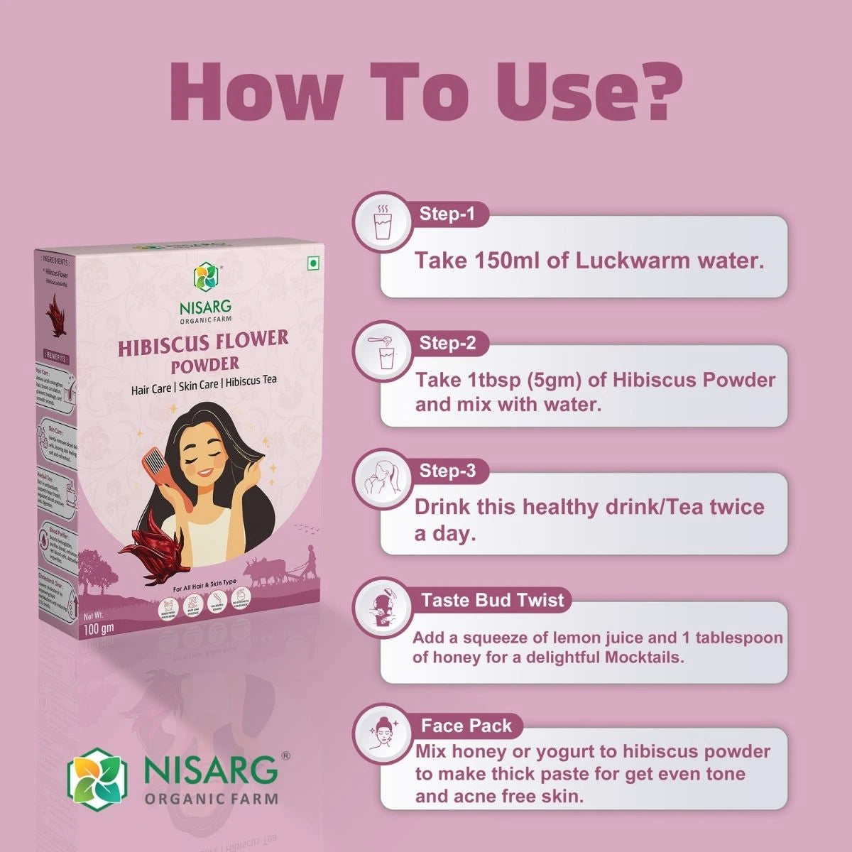 Organic Hibiscus Powder