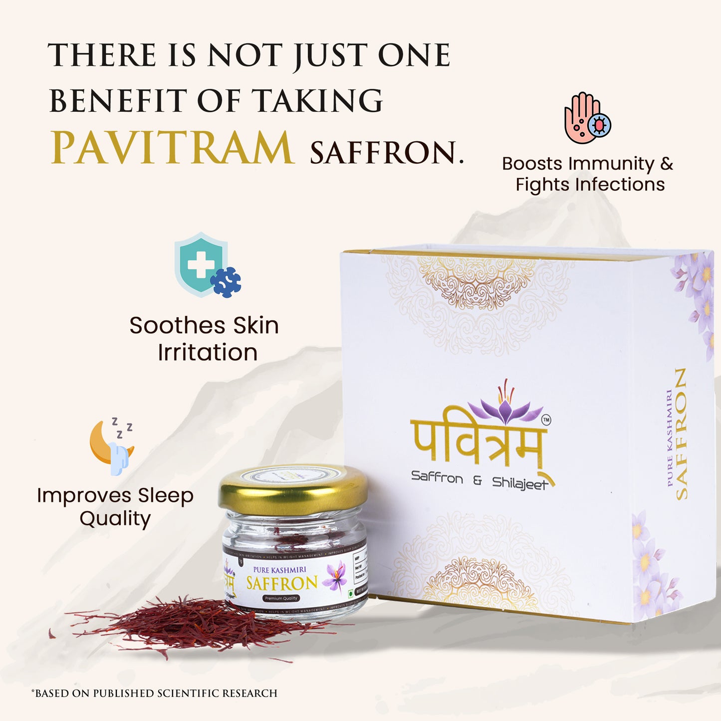 Kashmiri Mongra Saffron Grade "A"