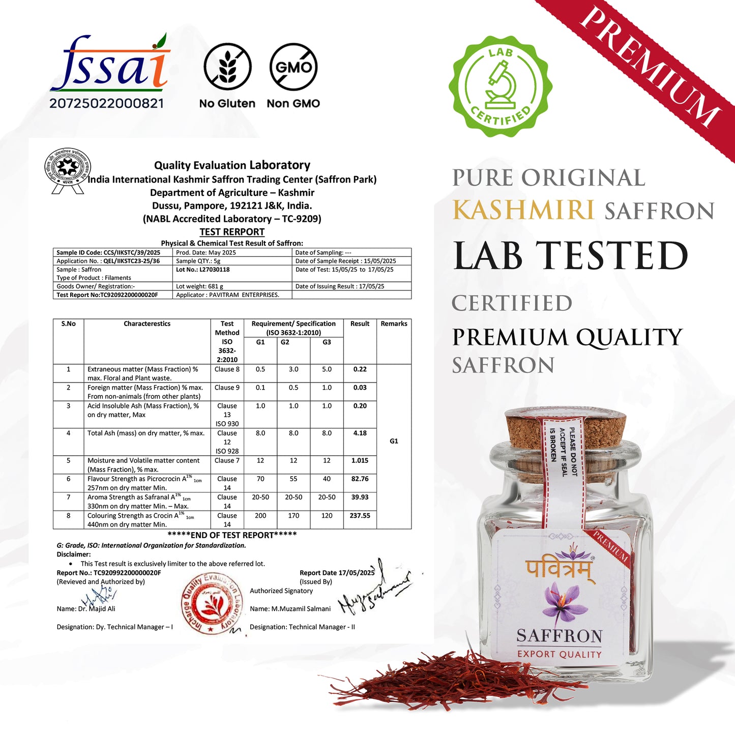 Export Mongra saffron Grade "A"
