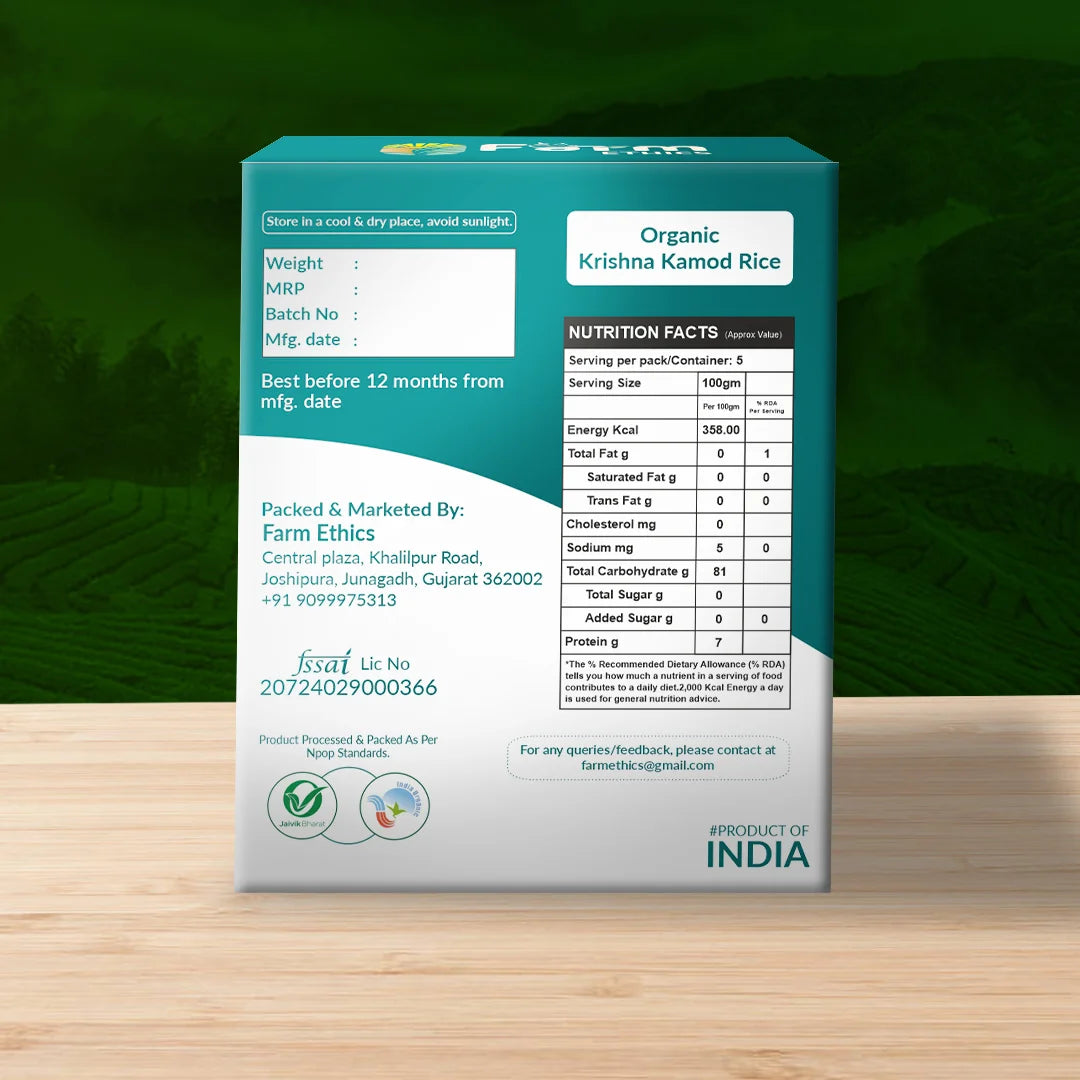 Organic Krishna Kamod Rice