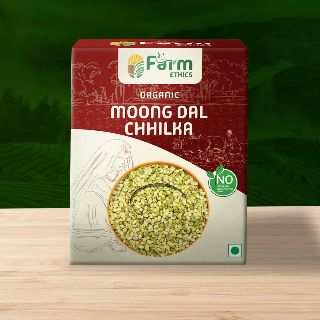 Organic Moong dal chilka