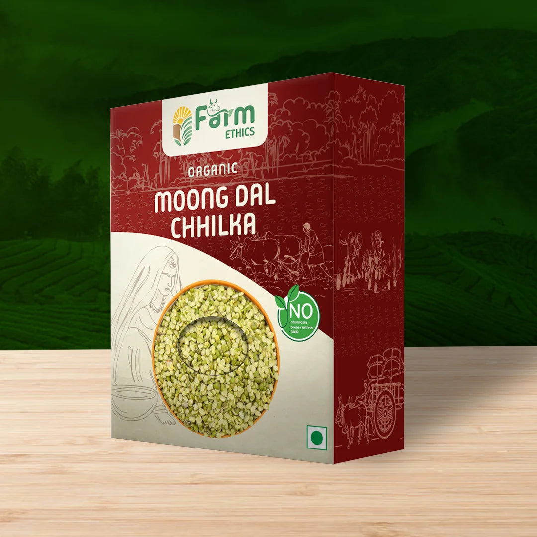 Organic Moong dal chilka