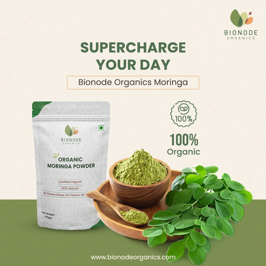 Bionode Organic Moringa Powder