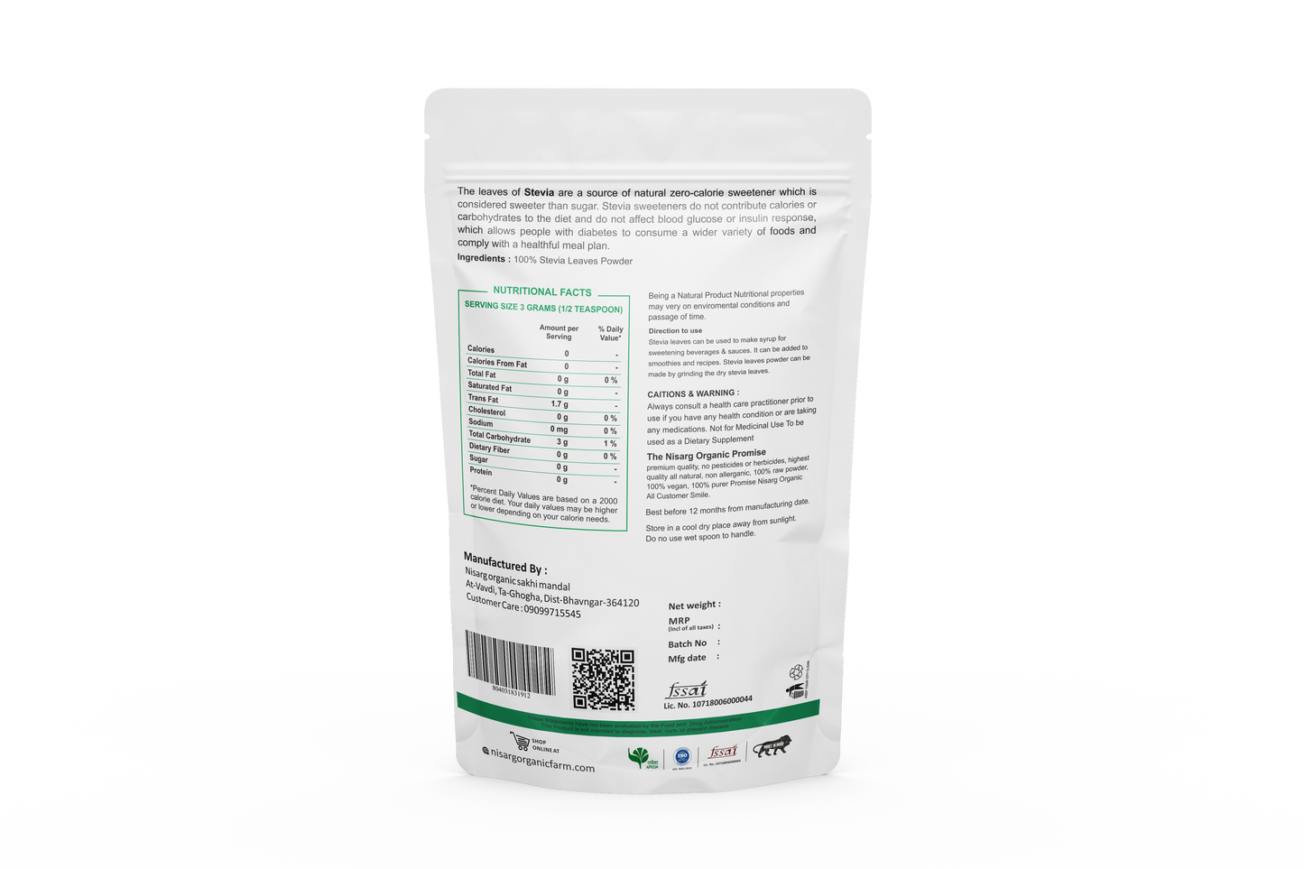 Stevia Leaf Powder