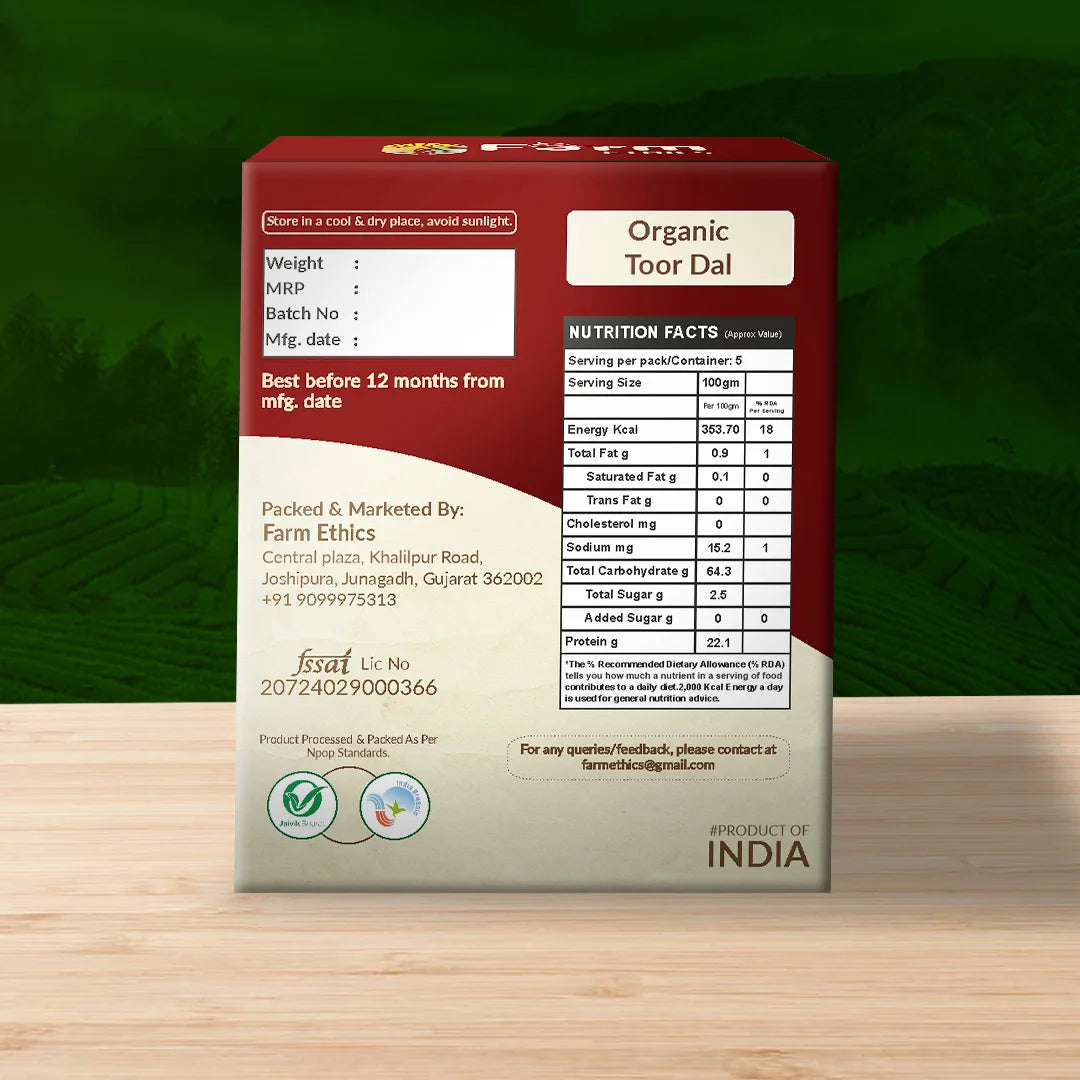 Organic Toor dal