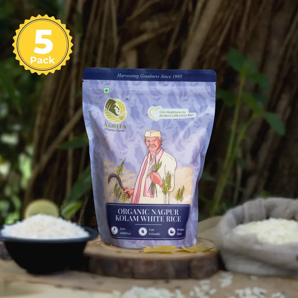 Organic Nagpur Kolam White Rice